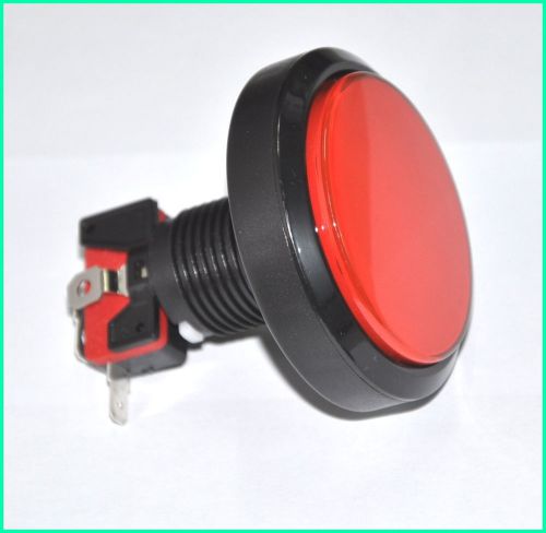 60mm HQ Momentary Illuminated Pushbutton Switch~Red