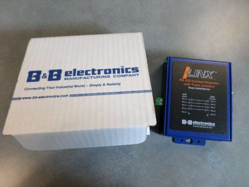 NEW B&amp;B ELECTRONICS LINX 232OPDRI-PH Heavy Industrial RS-232 Isolated Repeater