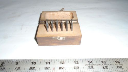 MACHINIST LATHE MILL Set Solid Carbide Grinding Burrs Cutters for Rotary in Case