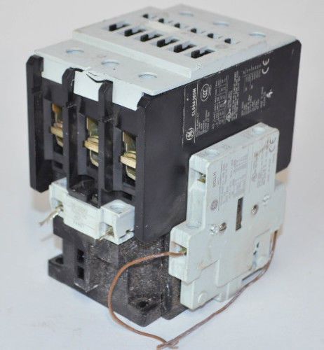 GE General Electric CL09E300M 40A 600V Contactor with BCLL11 Auxiliary Contact