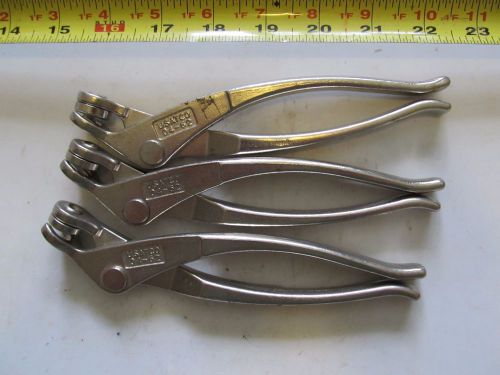 3 pair USATCO cleco pliers