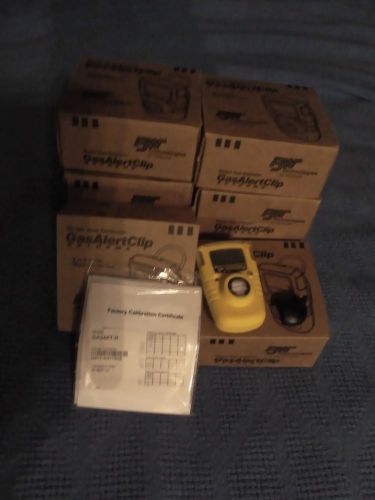 BW H2S gas monitor lot of 8. 7 unactivated