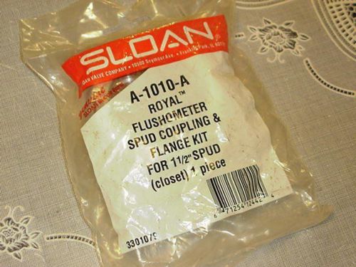 Sloan genuine royal a-1010-a flushometer spud coupling &amp; flange kit 1 1/2&#039; spud for sale