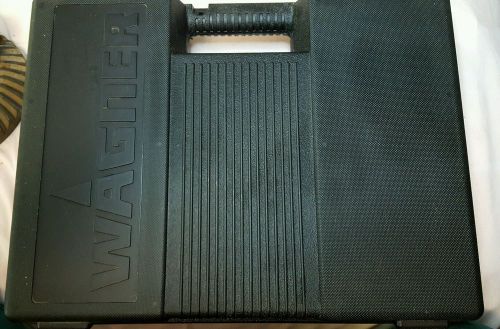 Wagner Drill Case Hard Black Plastic Empty