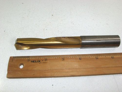 CJT KOOLTWIST CARBIDE TIPPED COOLANT FED DRILL 45/64&#034; RESHARPENED 3/4&#034; SHANK