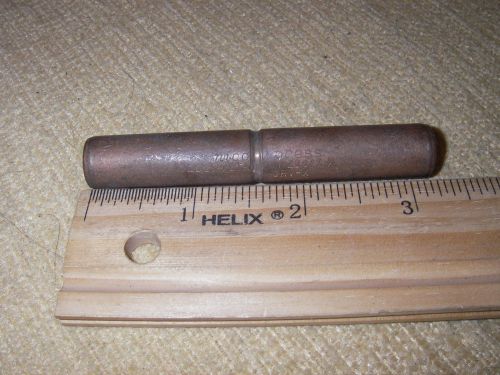 Nicopress 1-258/7-x.  #2 solid copper wire splicing/repair sleeve. grv-x for sale