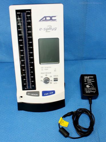 ADC 9002 e-Sphyg 2 Digital Blood Pressure Unit w/ AC Adapter No Accessories