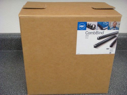GBC® CombBind® Binding Spines, 1&#034;, 168 Sheets, Clear, 100 Pk