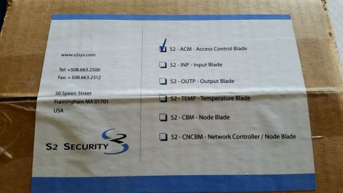 S2 Security - S2-ACM - Access blade: new in box