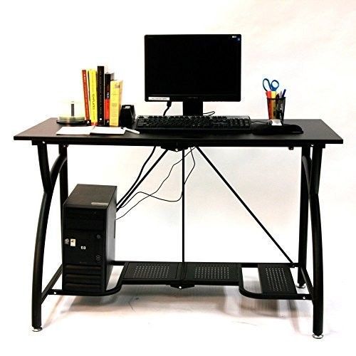 Computer Desk Home Office Sturdy Work Station Easy Open Fold No Tools Student