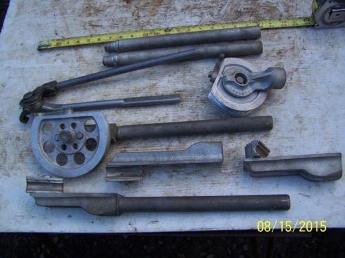Group of Imperial Tubing Benders &amp; Parts 3/4&#034;, 5/8&#034; 3/8&#034;