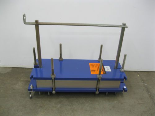 2&#034; alfa laval m6-mfg gasketed plate-&amp;-frame heat exchanger new z37 (1939) for sale