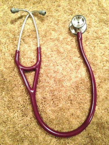3m littmann cardiology iii stethoscope (plum/gray) for sale