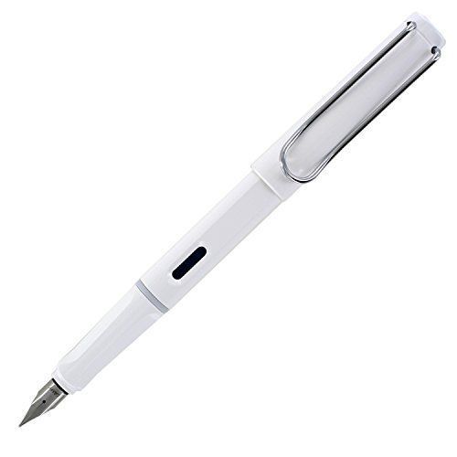 Brand New Lamy Safari Fountain Pen, White Medium Nib (L19WEM)