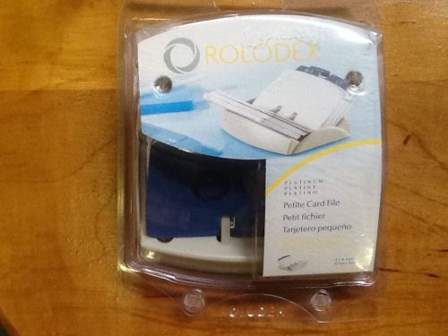 New Rolodex Petite Rotary Card File A-Z Index Tabs &amp; 50 Cards  2-1/4&#034; x 4&#034;