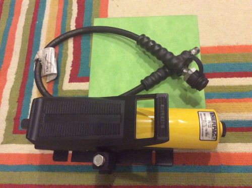 Enerpac air hydraulic pa-133 pump hand foot 10,000 max with hose! for sale