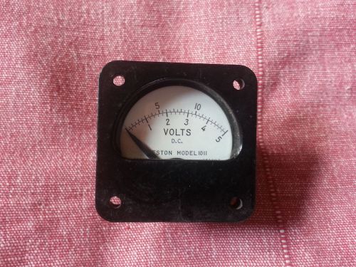 Rare Weston Volts panel meter model 1011 gauge