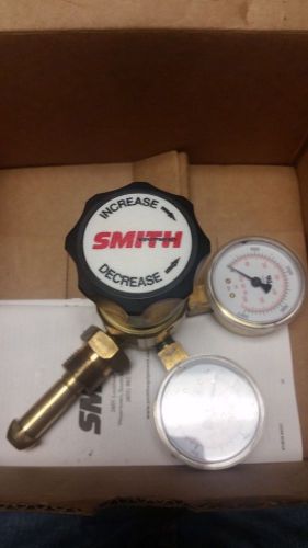 Smith h1935d-580 nitrogen flow regulator valve and gauge psi &amp; kpa for sale