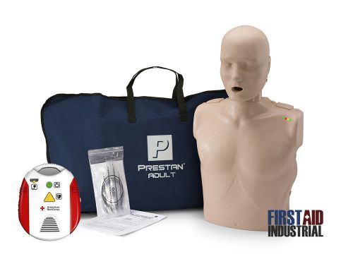 Prestan Mid-Tone CPR Manikin w/Monitor + American Red Cross CPR/AED Trainer