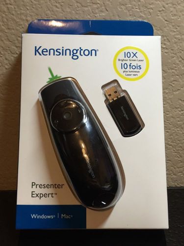 Kensington Wireless Presenter Presentation Expert Green Laser Pointer Mouse USB