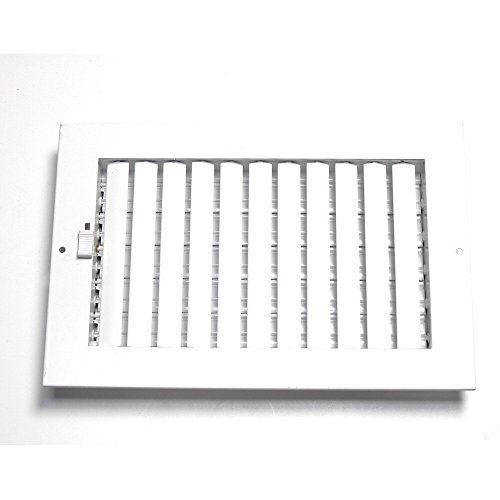 Accord ABSWWHA106 Sidewall/Ceiling Register with 1-Way Adjustable Design,