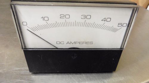 NICE WORKING PULL MODUTEC DC AMPERES MILLIAMP AMP METER PANEL MOUNT