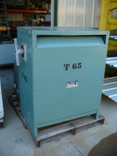 Transformer. manual change multi-tap. 75 kva. 3 phase. gs hevi-duty electric for sale