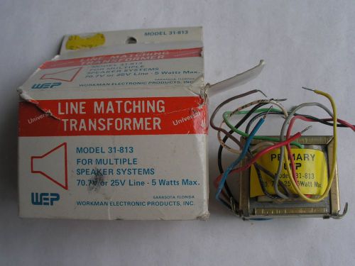Universal Line Matching Transformer model 31-813 for multiple Speaker System