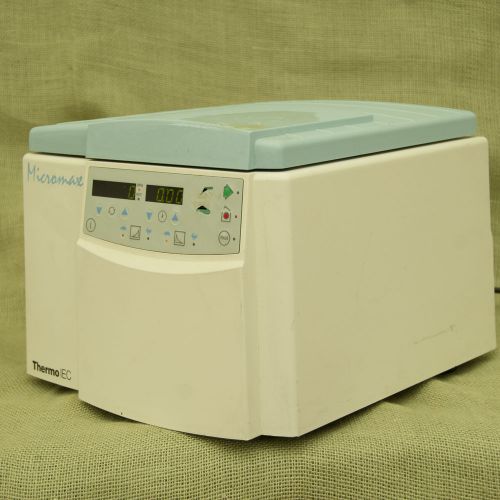 Thermo iec micromax ventilated microcentrifuge with rotor 120vac 60hz 4a for sale