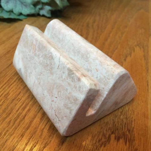 Vintage Granite Marble Business Card Holder New Condition