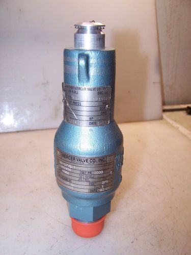 Rebuilt mercer 1&#034; pressure relief valve 81-17161p19g21 for sale