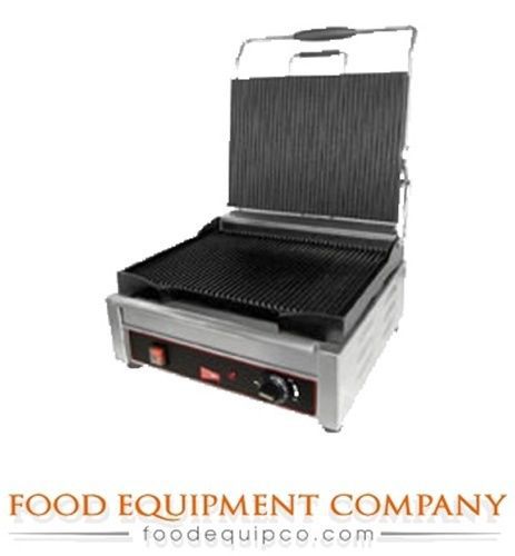 Grindmaster SG1LG Panini/Sandwich Grill Single plus with grooved surface