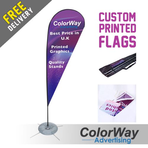 Custom Teardrop Printed Flag 3.5m - Banner/Flag/Outdoor Advertising Sign