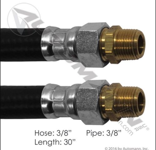 Air hose assembly 3/8&#034; 3/8&#034; swivels-30&#034; l automann 177.73630 for sale