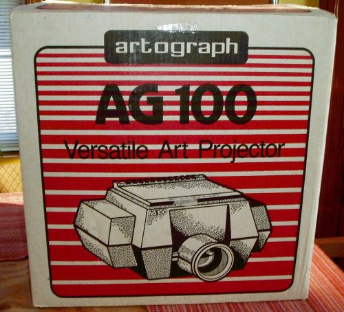Vintage In Box Artograph AG 100 Art Projector Made In USA Owner&#039;s Manual