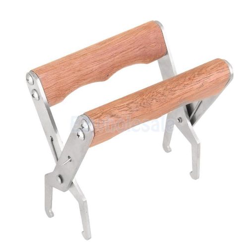Bee hive frame holder lifter capture grip clamp beekeeping tool woode handle for sale