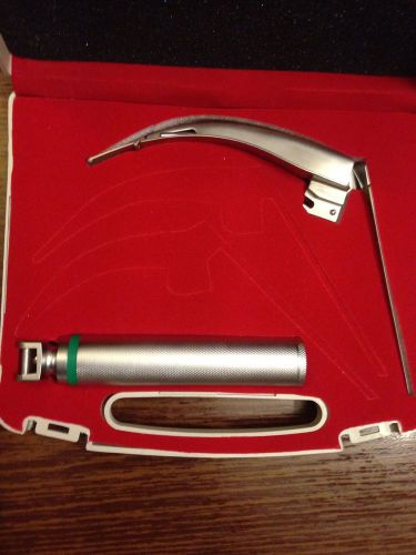 McCoy Fiber Optic Laryngoscope Set W/Flex Tip Blade # 4, Great Discount!