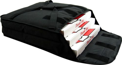 Case of OvenHot Black Fabric Pizza Bag holds 2-3 16&#034; or 18&#034; Pizzas NEW