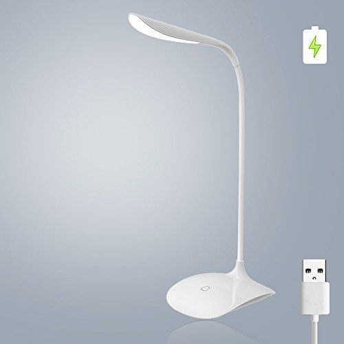 Dimmable Desk Lamps LED Desk Lamp iHouseKeeper USB Port (flexible neck 3-Level