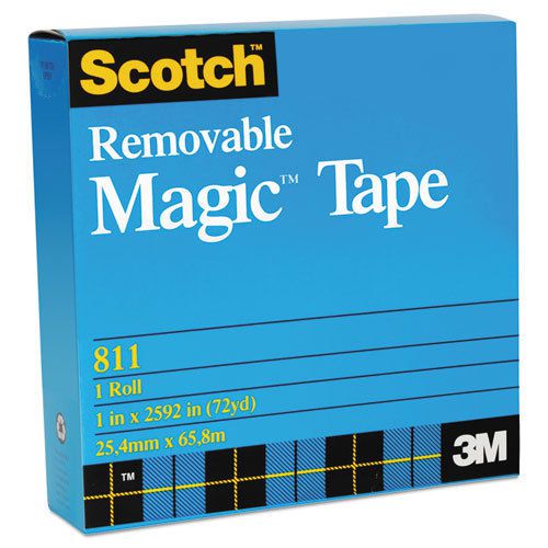 Removable tape, 3/4&#034; x 1296&#034;, 1&#034; core, transparent for sale