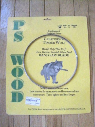 Ps wood timber wolf band saw blade 70.5&#034; x 3/16&#034; x 10 tpi x .025&#034;  new for sale