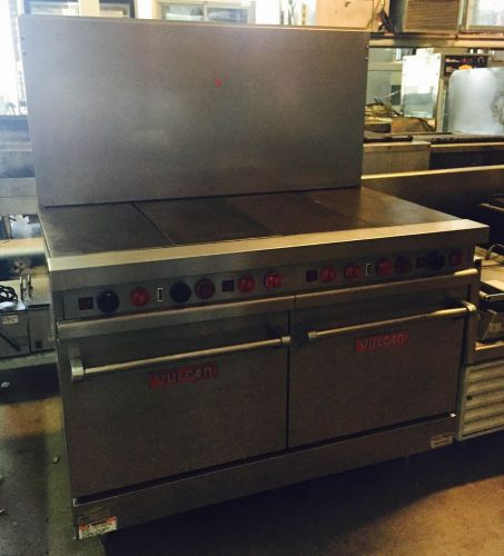 Vulcan 4ft flat griddle with oven for sale