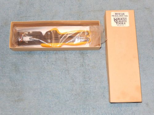 Sargent 9010 US Uni-Seal Compression Tool NOS Original Box Cable Wire Crimpers
