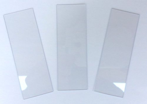 Plastic microscope slides 25x75mm (1x3&#034;) - pack of 80 for sale