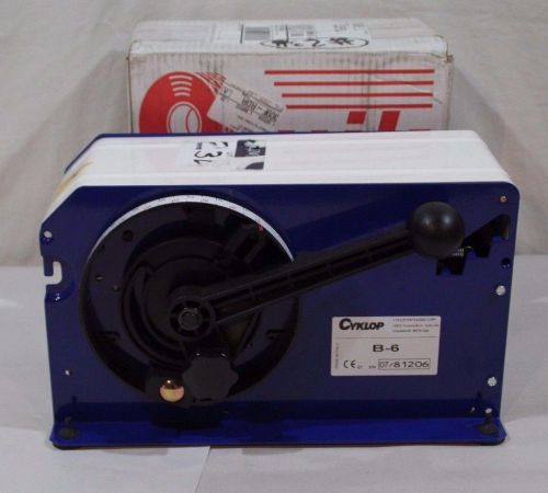 Cyclop Gum Tape Dispenser b-6 + 1 Box of Tape Packaging Brown Machine Water
