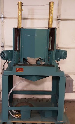 Pistorius MN-302 Double 14&#034; Blade Notching Saw, Clamping, 2016 Refurb, 230V, 3PH