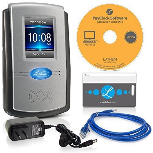 Lathem pc600 touch screen time clock system for sale