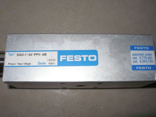 New festo dgo-1&#034;-33&#034;- ppv - rodless air cylinder 1&#034; bore by 33&#034; stroke for sale