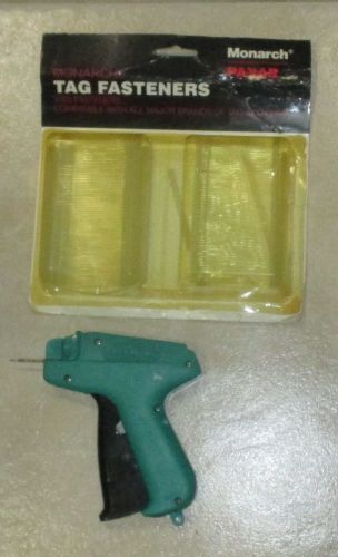Monarch tag attacher kit gun tag fastener  teal with 450 fasteners paxar for sale