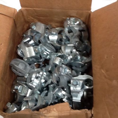 Malleable clamp 3/4&#034; pipe lot of 47 for sale
